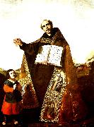 Francisco de Zurbaran romaan and st. barulo oil painting artist